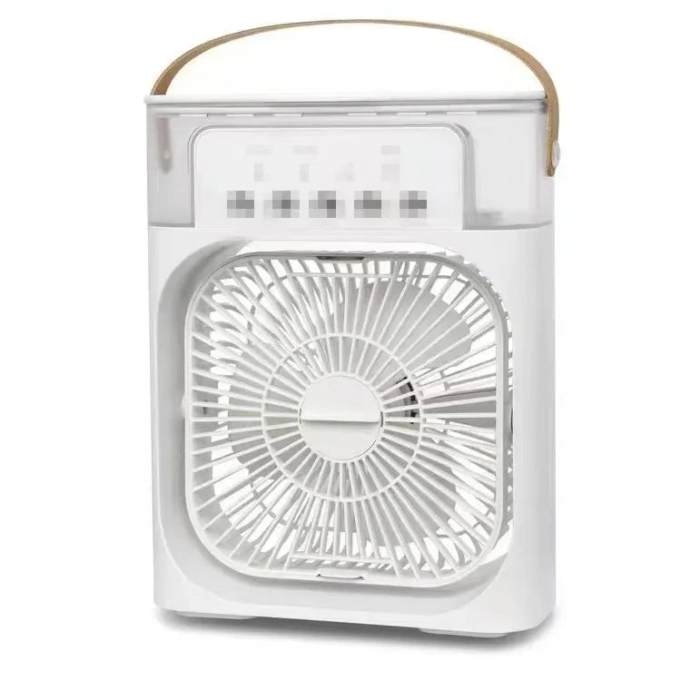 NEW Portable Humidifier Fan Air Conditioners USB Electric Fan LED Night Light Water Mist Fun 3 In 1 Air Cooler Humidifie ForHome